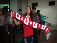 Suasana Jelang Kick-off Indonesia Vs Thailand