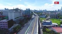 Kondisi Pembangunan JLNT Tendean-Ciledug Dilihat dari Udara