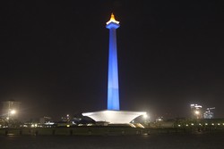 Night view from Monas
