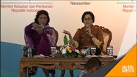 Respon Menteri Susi Saat Disindir Sri Mulyani Soal Rokok