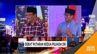 Sandiaga Lolos dari Pertanyaan Jebakan Djarot