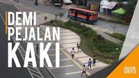 Trotoar Cantik Ini di Tanah Abang Loh