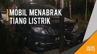 Kondisi Mobil Novanto Sesaat Setelah Kecelakaan
