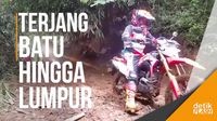 Uji Motor Trail Honda CRF150L Taklukkan Medan Ekstrem
