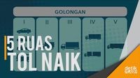 Ini Daftar Tarif Tol yang Alami Kenaikan Per 8 Desember 2017