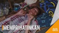 Pria Lumpuh Hidup Sebatang Kara, Berharap Bantuan Tetangga dan Dermawan