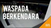 Ngeri! Video Penyeberang Jalan Tertabrak Motor Hingga Mental