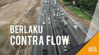 Lalin Ramai, Begini Situasi di KM 47 Tol Jakarta-Cikampek Siang Ini