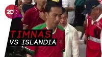 Jokowi Pakai Jersey Timnas Resmikan Renovasi SUGBK dan Saksikan Laga