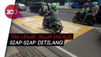 Ada Jalur Khusus Sepeda Motor di Thamrin, Sudah Efektifkah?