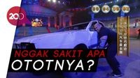 Rekor Pria Terkuat, Membalikkan 13 Mobil dalam 5 Menit