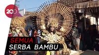 Parade Kostum Bambu di Gintangan Bambu Festival 2018