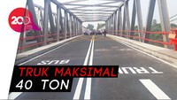 Jembatan Babat yang Ambruk Kini Bisa Digunakan Kembali
