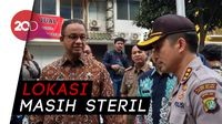 Anies Tinjau Lokasi Ledakan Ruko di Kebayoran Baru