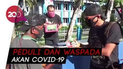 Cegah Corona, Sejumlah Komunitas di Kendari Bagikan Masker Gratis