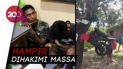 Maling Ayam di Parepare Dibekuk Polisi, Motor Digantung Warga di Pohon