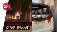 Mobil Pedangdut Via Vallen Terbakar