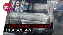 Mobil Habis Terbakar Usai Isi Bensin di SPBU