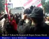 Demo 9 Tahun Reformasi di Depan Istana Ricuh