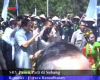 SBY Panen Padi di Subang