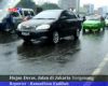 Hujan Deras, Jalan di Jakarta Tergenang