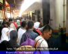 Arus Mudik di Stasiun Senen Meningkat
