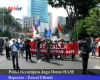 Polisi Bersenjata Jaga Demo HAM