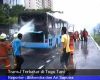 TransJ Terbakar di Tugu Tani