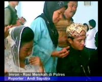 Imron - Rosi Menikah di Polres