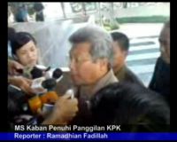 MS Kaban Penuhi Panggilan KPK