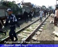 Penggusuran di Pasar Gaplok