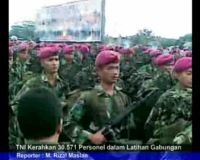 TNI Kerahkan 30.571 Personel dalam Latihan Gabungan