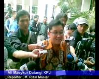 Ali Masykur Datangi KPU