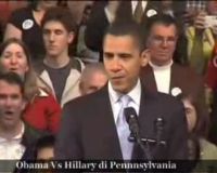 Obama Vs Hillary di Pennnsylvania