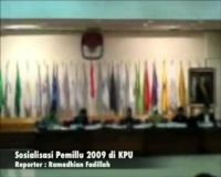 Sosialisasi Pemillu 2009 di KPU