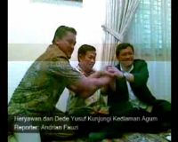 Heryawan dan Dede Yusuf Kunjungi Kediaman Agum