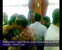 Rekapitulasi Hasil Pilkada Jabar Diserahkan ke DPRD