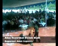 Aksi Teatrikal Untuk BLBI