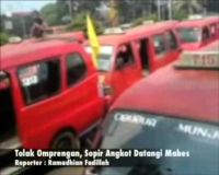 Tolak Omprengan, Sopir Angkot Datangi Mabes Polri