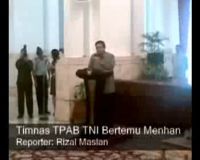 Timnas TPAB TNI Bertemu Menhan