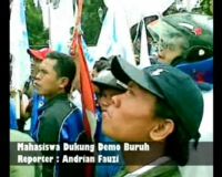 Mahasiswa Dukung Demo Buruh