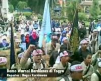 Demo Warnai Hardiknas di Yogya