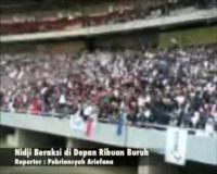 Nidji Beraksi di Depan Ribuan Buruh