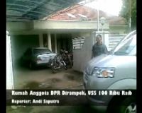 Rumah Anggota DPR Dirampok, US$ 100 Ribu Raib