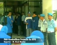 PAN Kembalikan Formulir ke KPU 