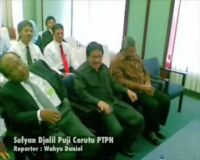 Sofyan Djalil Puji Cerutu PTPN Sofyan Djalil Puji Cerutu PTPN