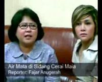 Air Mata di Sidang Cerai Maia