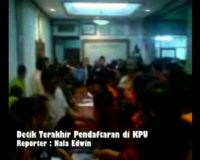 Detik Terakhir Pendaftaran di KPU 