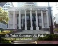 MK Tolak Gugatan UU Pajak