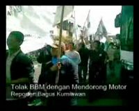 Mendorong Motor, Menolak BBM